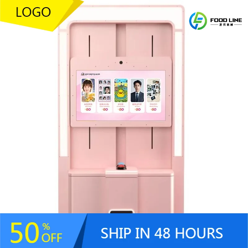 2026 New AI Photo Booth High Quality Images Print Self-Service Photo Booth Self-Service Photo Booth for Sale Customized