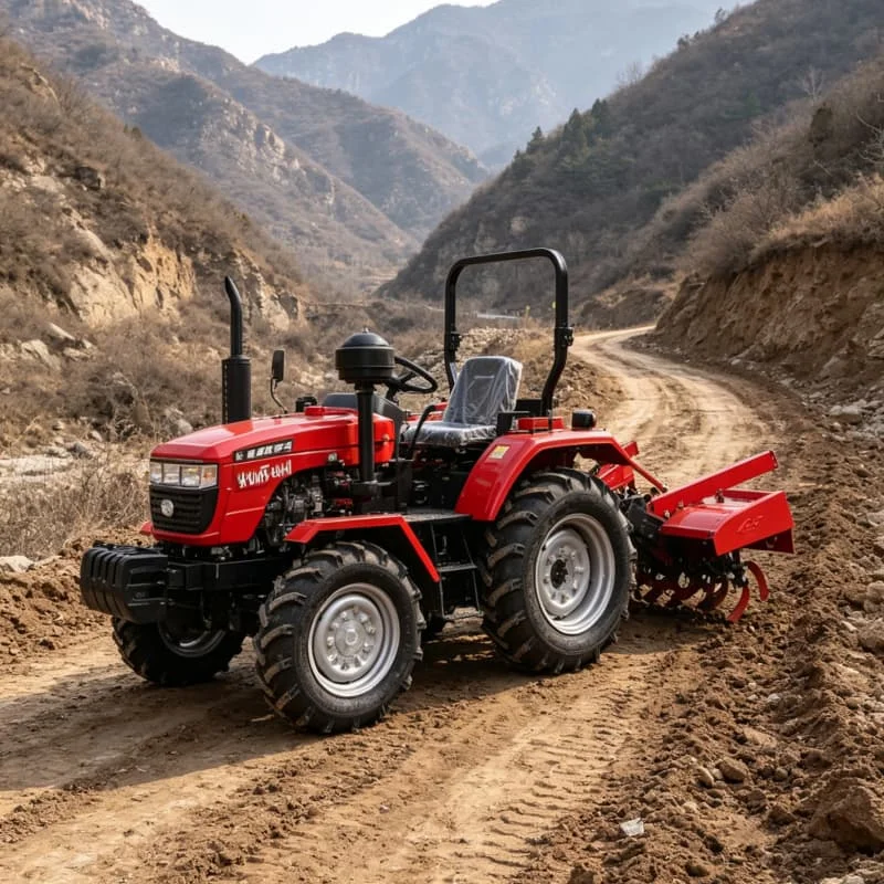 

Customized Hot‑selling Four‑Wheel Cultivator, High‑Power Wheeled Plowing Machine, Tractor‑Mounted Farm Rotary Tiller