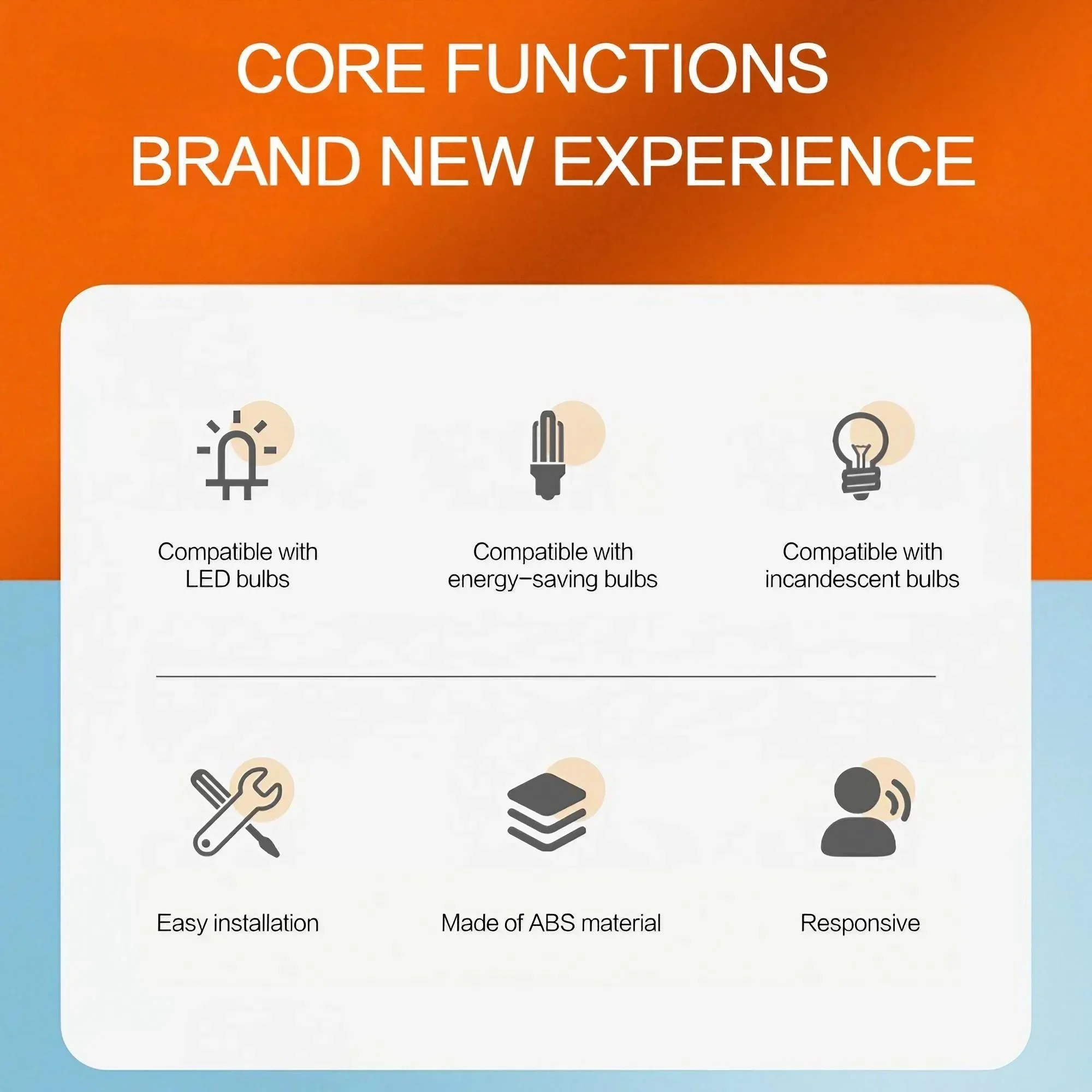 الذكية E27 LED لمبة مستشعر حركة بالأشعة تحت الحمراء كفاءة في استخدام الطاقة حساسية قابلة للتعديل للإضاءة المنزلية #2