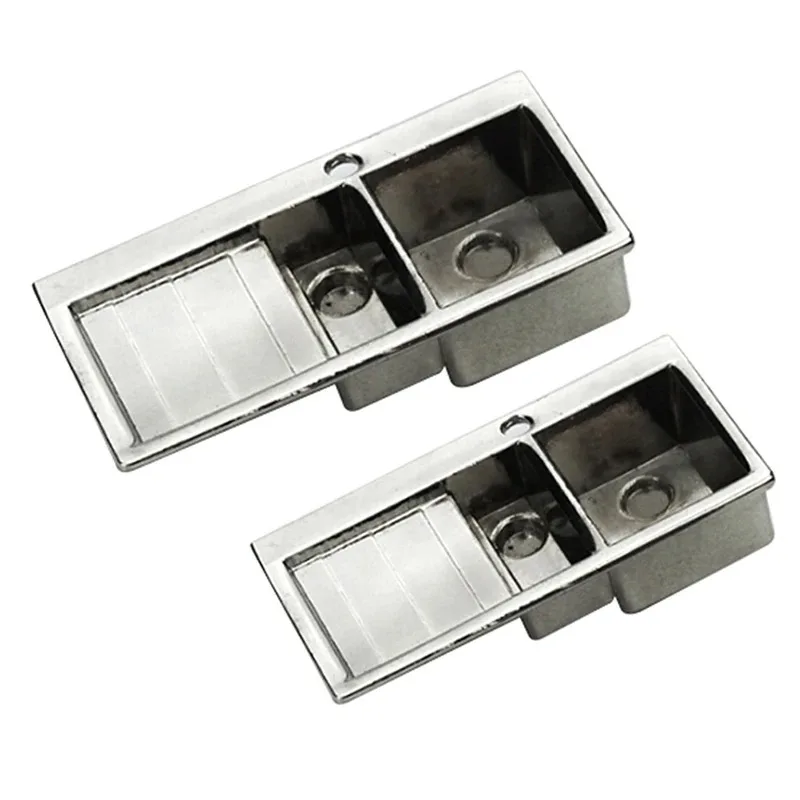 1:12 Mini Alloy Kitchen Sink Simulation Vegetable Wash Basin Model Toy for Doll House Miniature Decoration