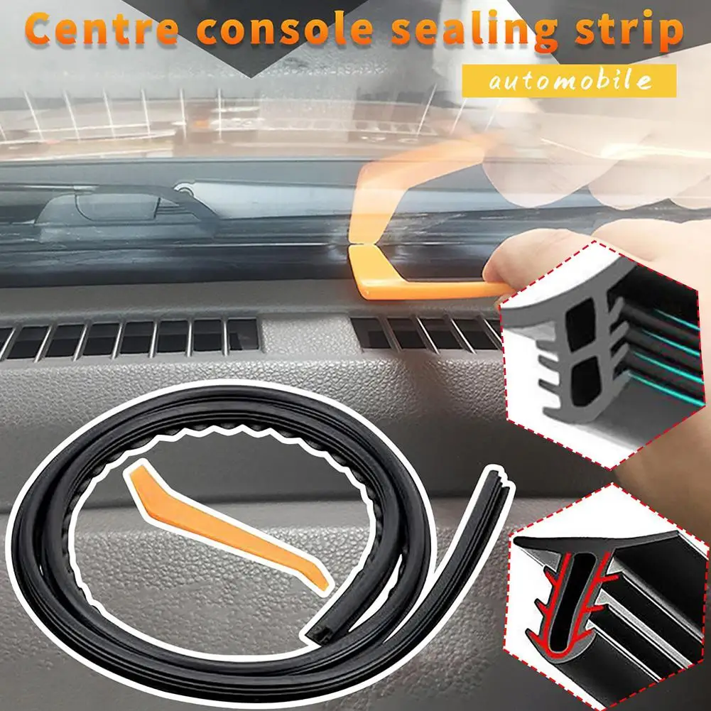 

Auto Dashboard Sealing Strip Noise Sound Insulation Rubber Strips Universal for Weatherstrip Auto Accessories Car Stickers C5V7