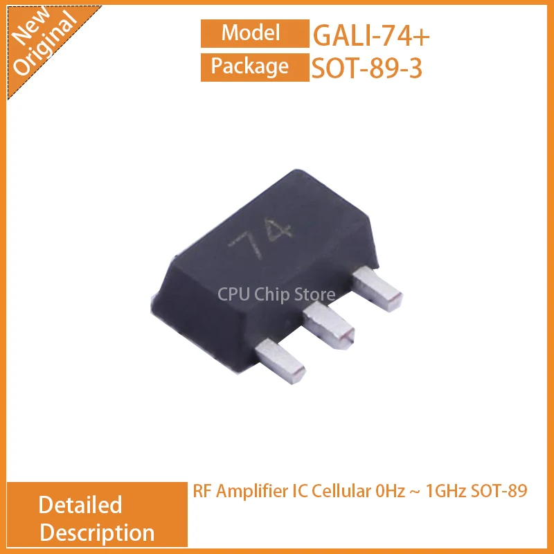 5Pcs/Lot  New Original  GALI-74+  GALI-74 RF Amplifier IC Cellular 0Hz ~ 1GHz SOT-89