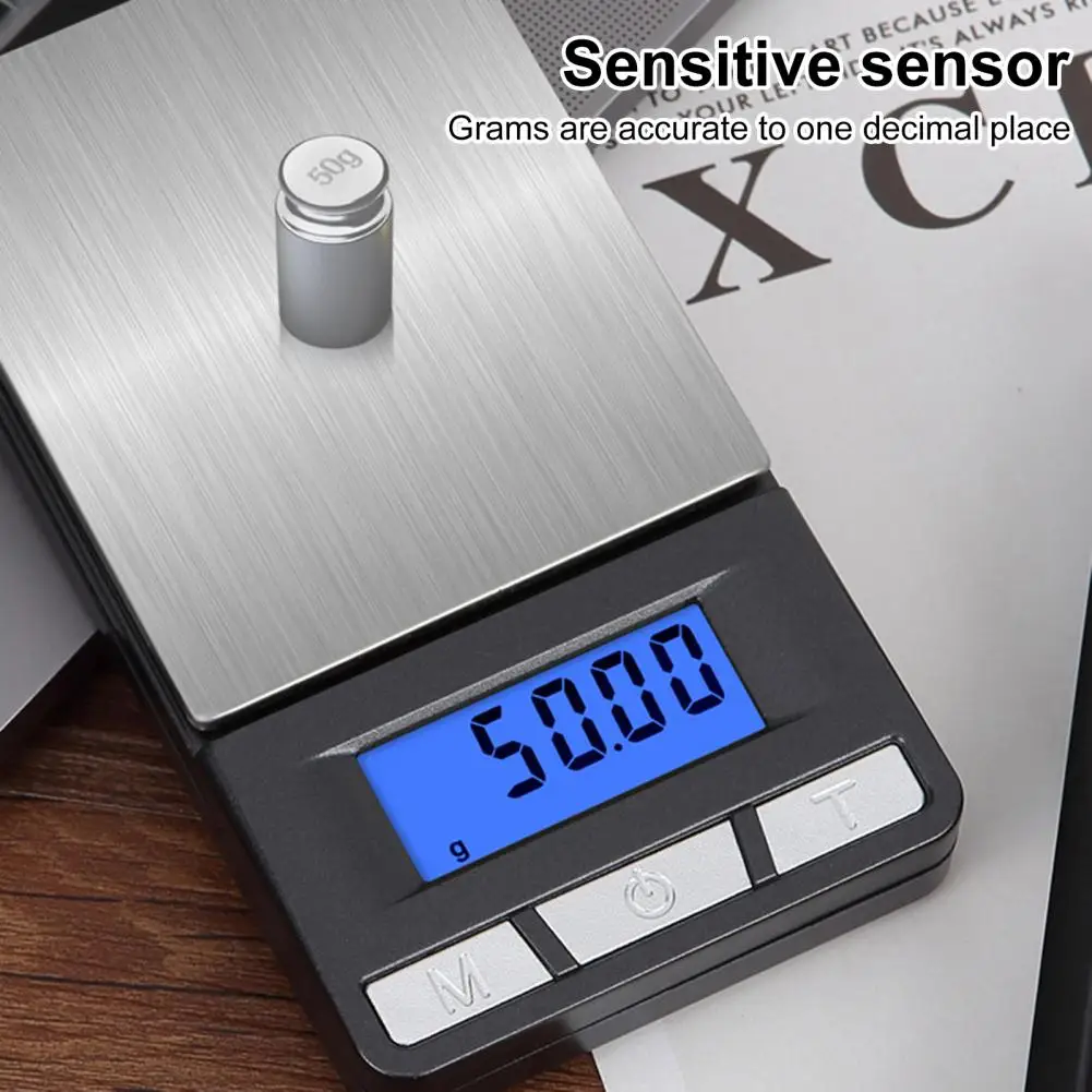 1 Set Jewelry Scale With Calculator LCD Screen Fast Reading 6 Units Conversion Tare Stainless High Accuracy Pocket Scale Shop