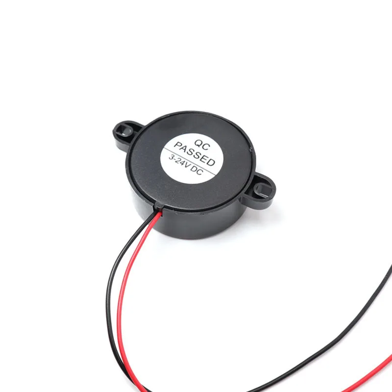 5 قطعة طنان ديسيبل عالي YD4216 نوع كهرضغطية نشط 4216 DC3-24V صوت متقطع 100dB صفارة كهرضغطية مع سلك #2