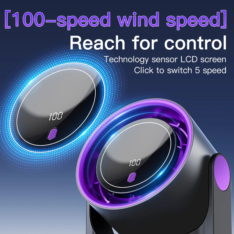 Xiaomi Smart Electric Fan Usb Multifunction Bladeless Fan Desktop Silent Wall Mounted Ventilator Fan Home Office Indoor Camping