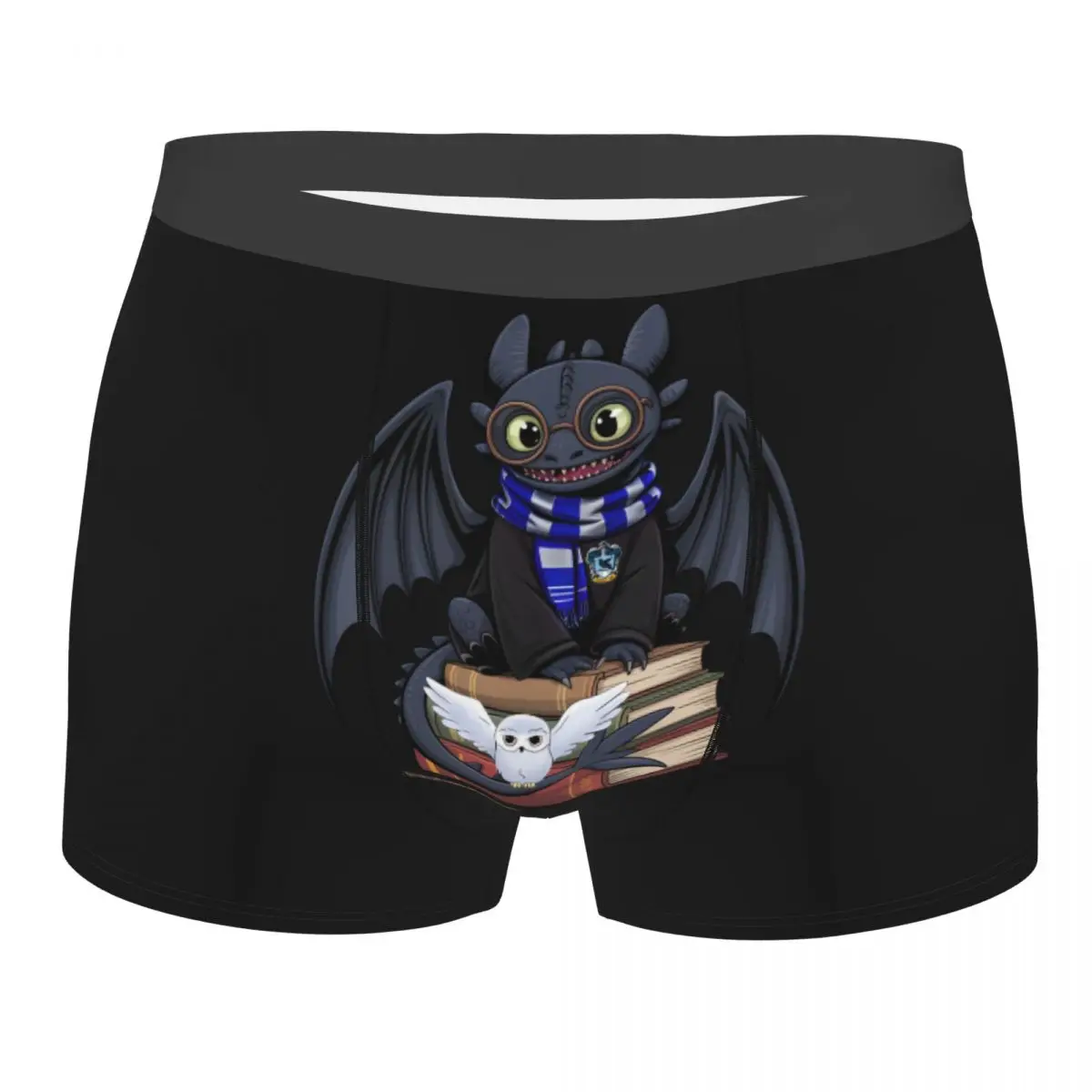 

Мужское нижнее белье Toothless Epic Universe Httyd, трусы-боксеры, шорты, забавные мягкие трусы для Homme, большие размеры