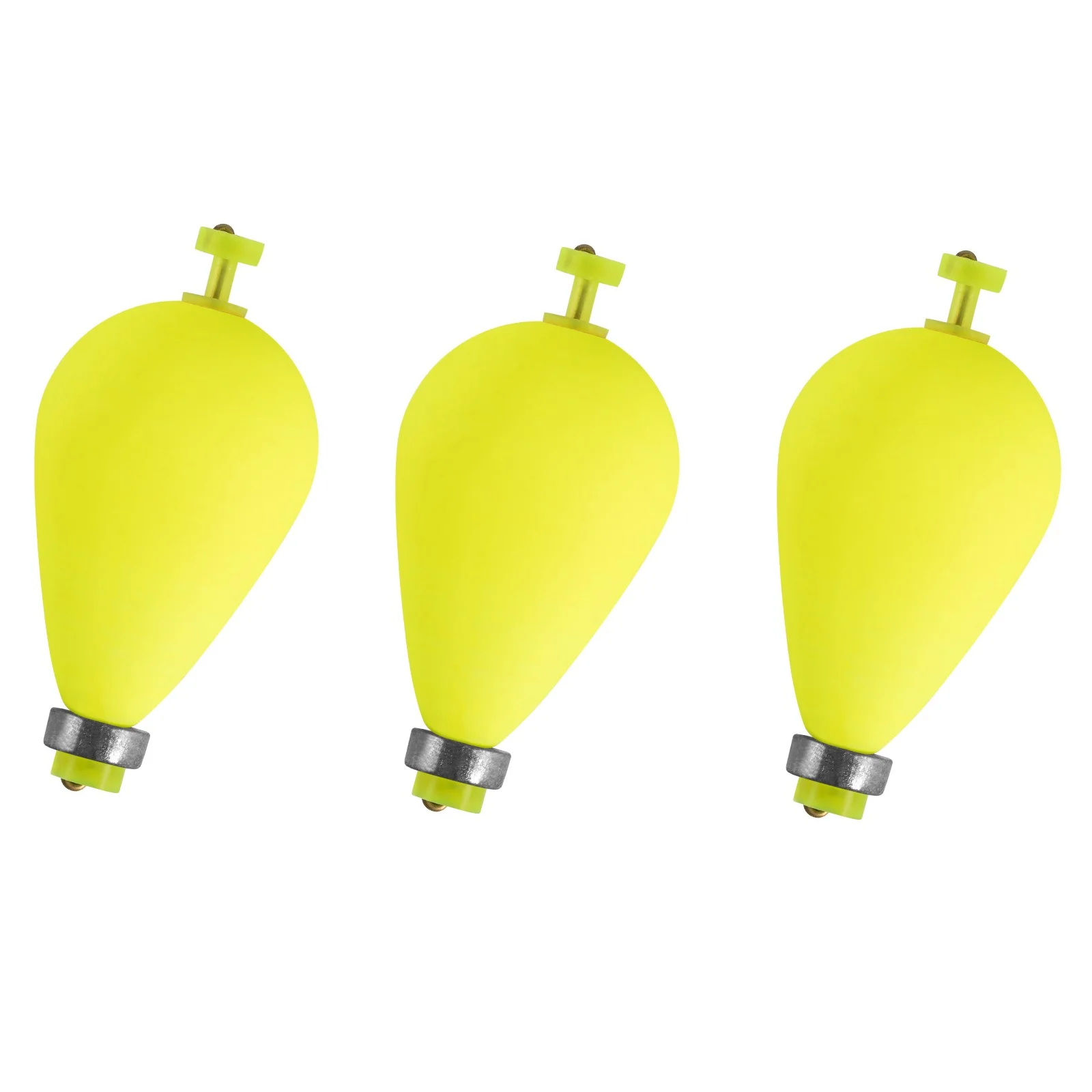 3 stücke Angeln Gewichteten Bobbers Schaum Schwimmt Snap-on Birne Form Boje Bobber Strike Anzeige für Bottom Rig Bass forelle Crappie – Detail 12