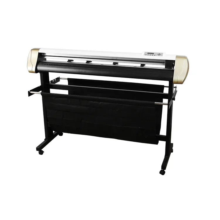 JINKA sticker cutting plotter XL-1351E 50-inch vinyl cutter cuts the outline.