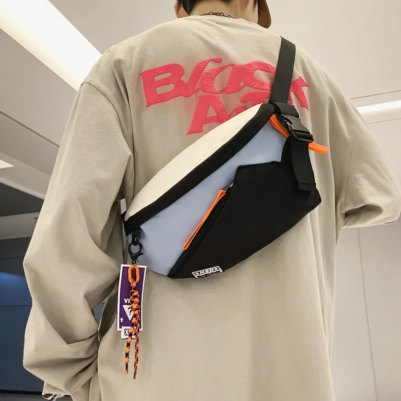 Man Chest Rig Bag Women Fanny Pack Streetwear Chest Bags Multi-function Unisex Nylon Hip hop Waist Bag Phone pocket