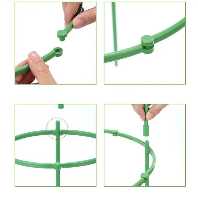 Garden Plant Supports Durable Plant Clips Garden Stakes Sturdy Eco-Friendly Plant Supports & Plant Stake For Family Friends