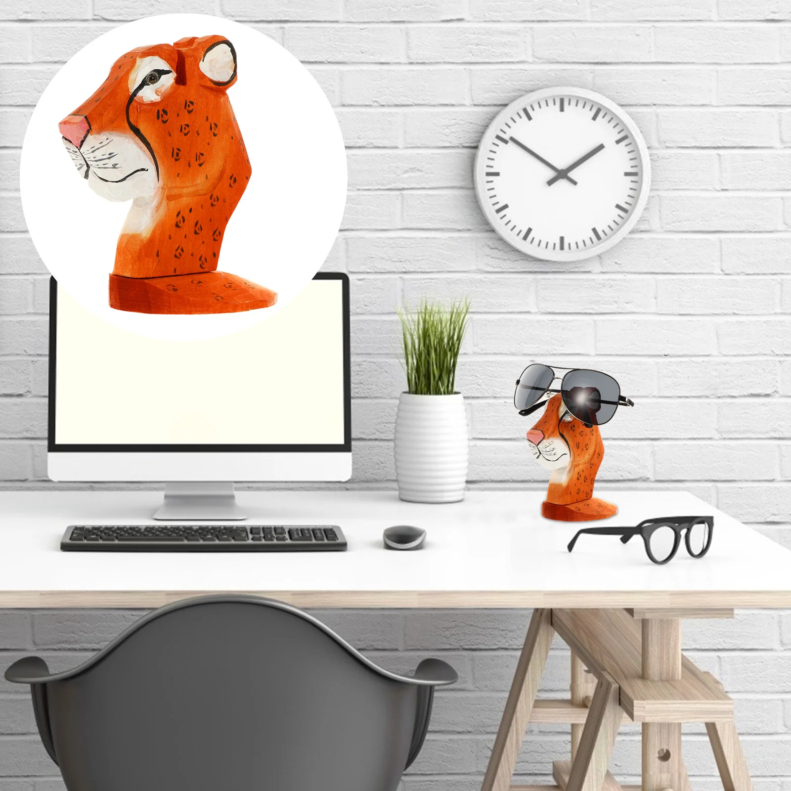 

Eyeglass Place Rack Eyeglasses Frame Storage Ornament Holder Desktop Decor Spectacle Stand