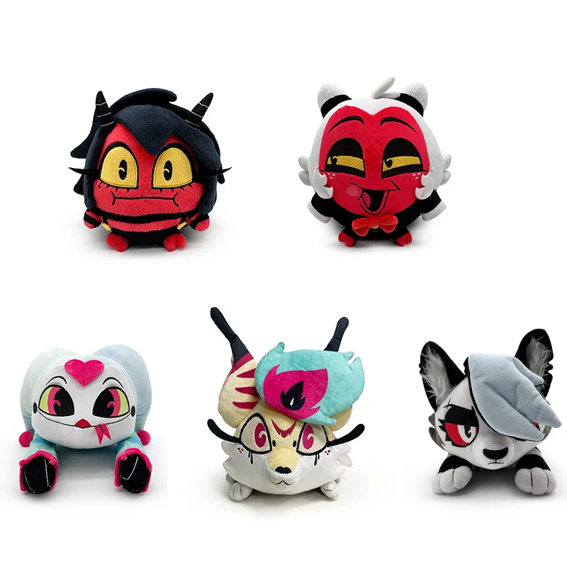 in stock Hazbin Hotel Helluva Boss Loona Plush-Like Texture Cute Toy Soft Stuffed Pillow Cartoon Character Doll Friend Gift