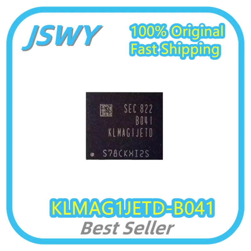 (1/15 piece) KLMAG1JETD-B041 16G EMMC version 5.1 font chip IC 100% brand new and original Fast shipping after ordering