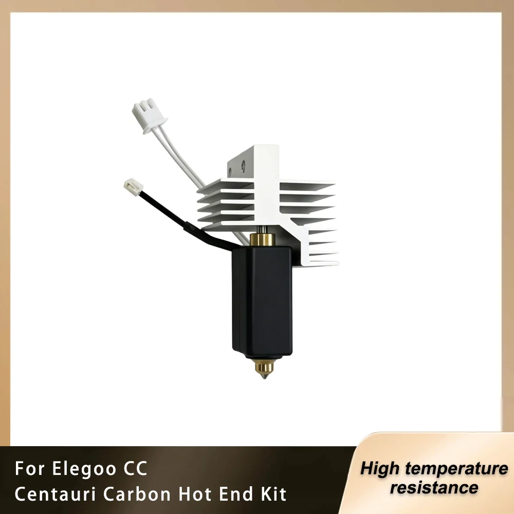 For Elegoo Printer Parts Hot End Kit For Centauri Carbon Ceramic Heating Plate High Thermal Conductivity Hardened Steel Nozzle
