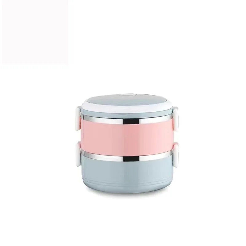 다층 어린이 도시락 상자, 스테인레스 스틸 가열 도시락 상자, 식품 용기, 대용량 진공 단열 상자, 1 개