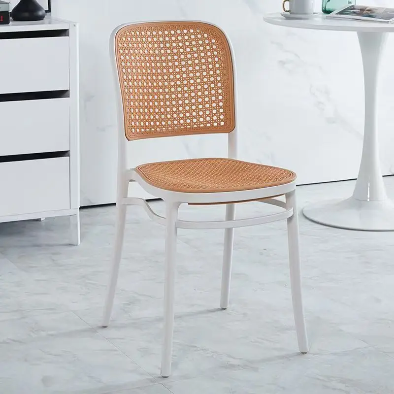 

Cheap Modern Outdoor Plastic Stackable Wholesale Chairs Dinning Room Furniture Plastic Rattan Living Chair for Restaurant