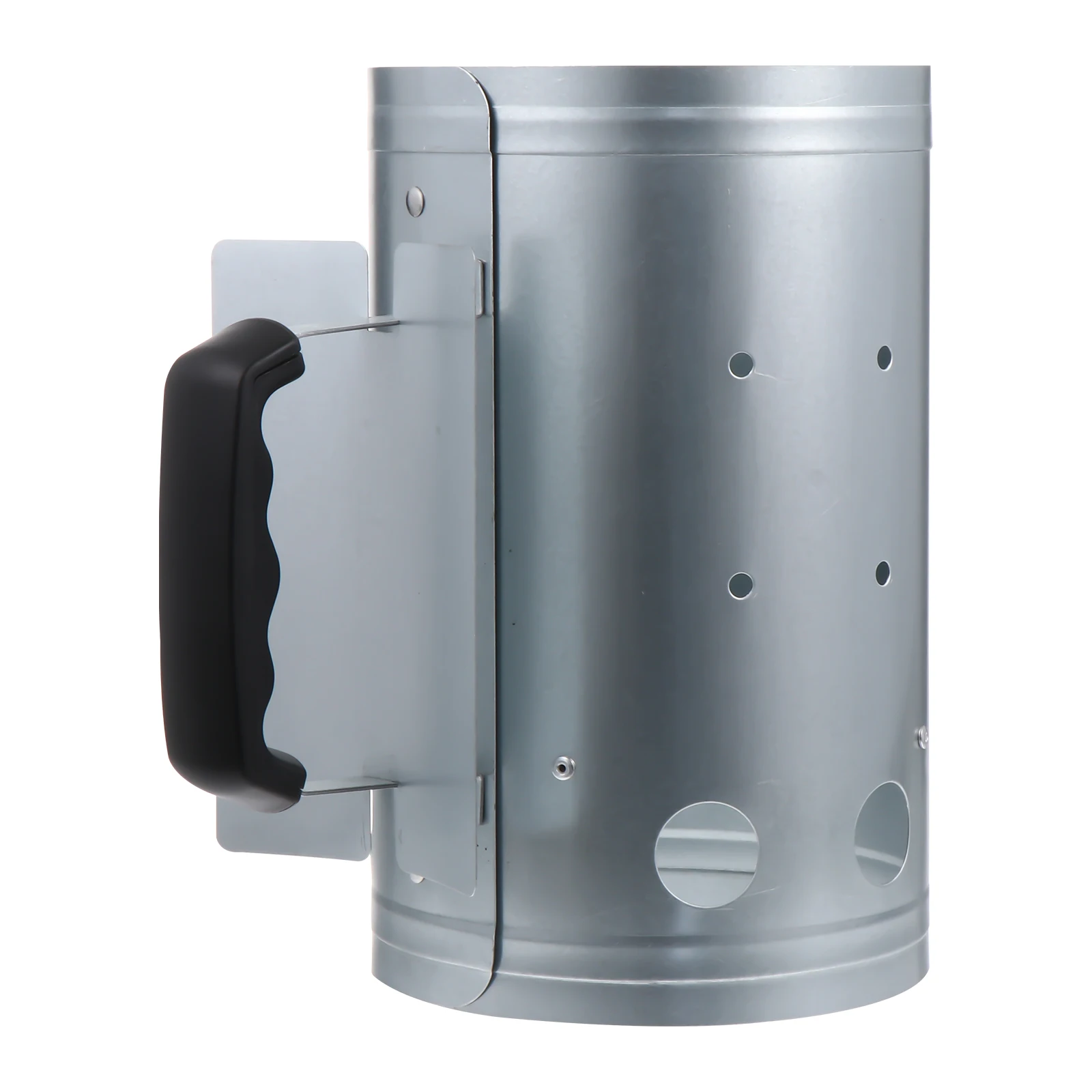 

Grilling Charcoal Bucket BBQ Fire Starter Accessories Galvanized Sheet Portable Outdoor Cooking Chimney Tool Stove Heat