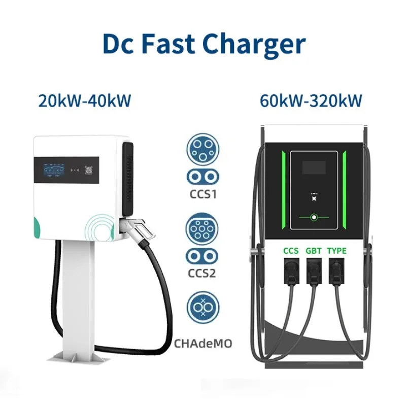 20kW 30kW Portable DC Fast Charger CCS2 Mobile EV Charging Station with Wheel Suitcase Design for Roadside Assistance