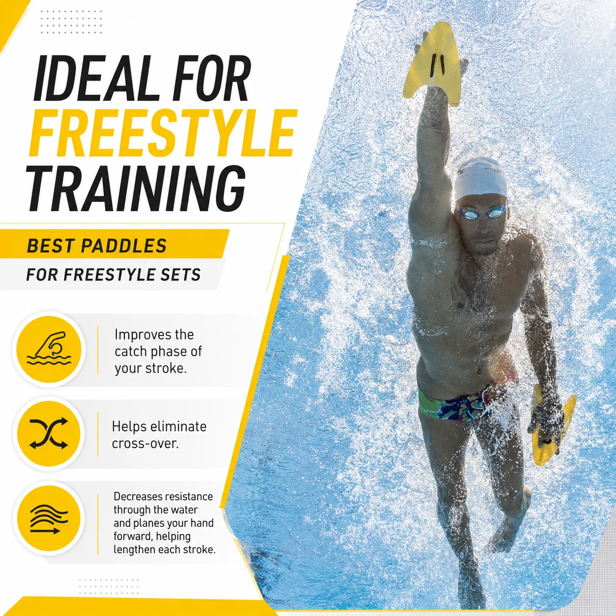 Iso Manta Freestyle Schwimmflossen Ergonomische Professionelle Schwimmübung Korrektur Schwimm- und Tauchtraining Kantenflossen – Detail 5