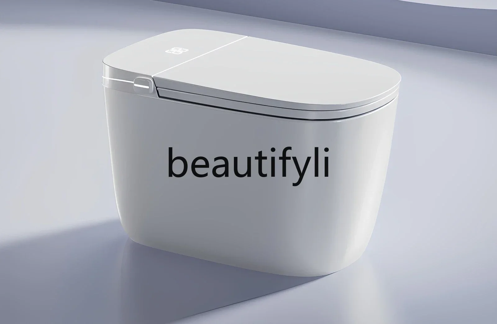 C45 Fully Automatic Smart Toilet Siphon Flush Capacitor Flip Cover Foam Shield Household Toilet