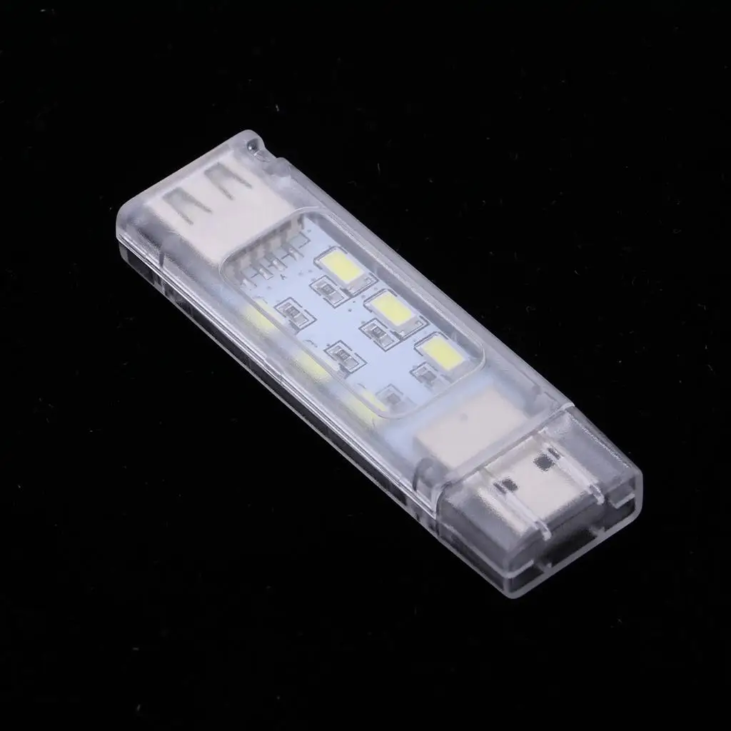 Mini USB Powered LED Light Bar Portable Desk Lamp for Laptop Night Use Car Interior Lighting