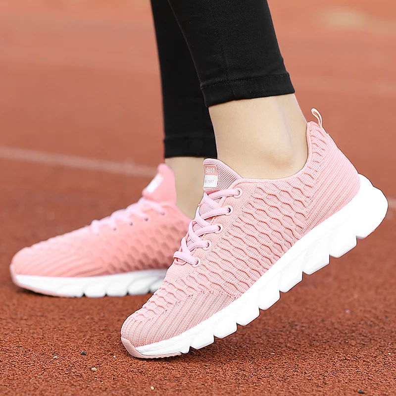 Sport Shoes Women Breathable Lightweight Running Sneakers Non-slip Walking Shoes New Jogging Comfortable Soft Shoes Zapatillas