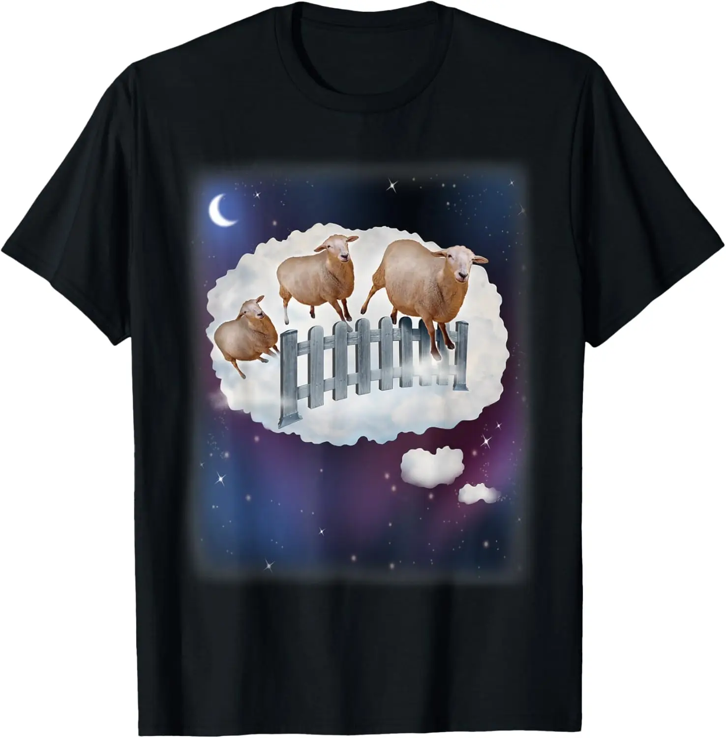 Sleeping And Sleep Funny Counting Sheep T-Shirt