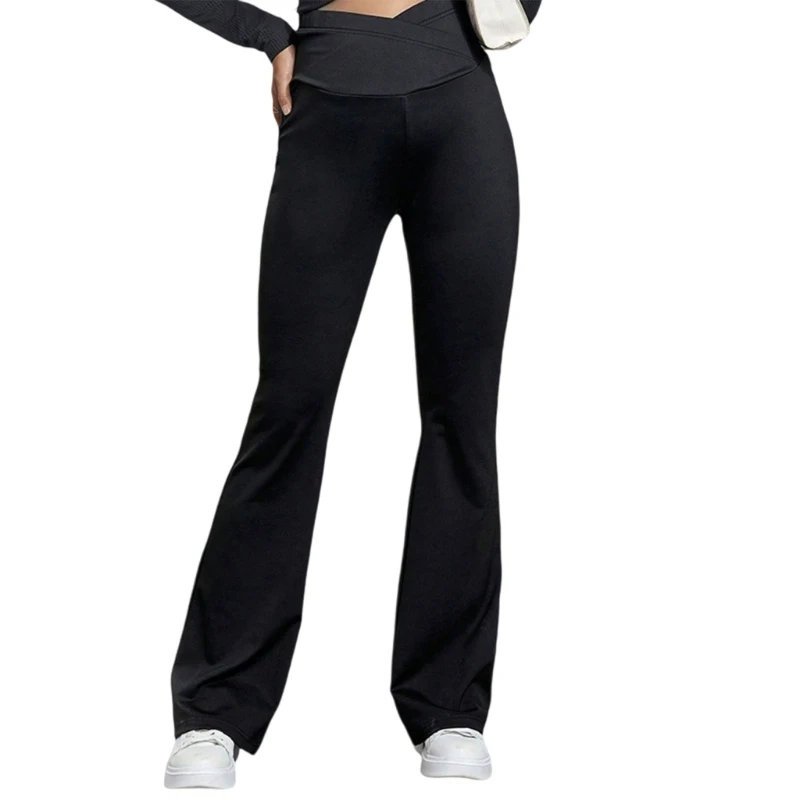 

Soft Breathable Maternity Pants High Waist Design with Wide Leg for Everyday Wear Expecting Mother Trousers