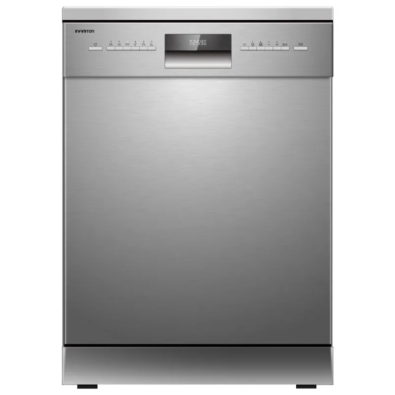 Dishwasher-Infiniton DIW-6225A3 - Inox, 60 cm, 14 services, 6 programs, third tray, A ++/ E