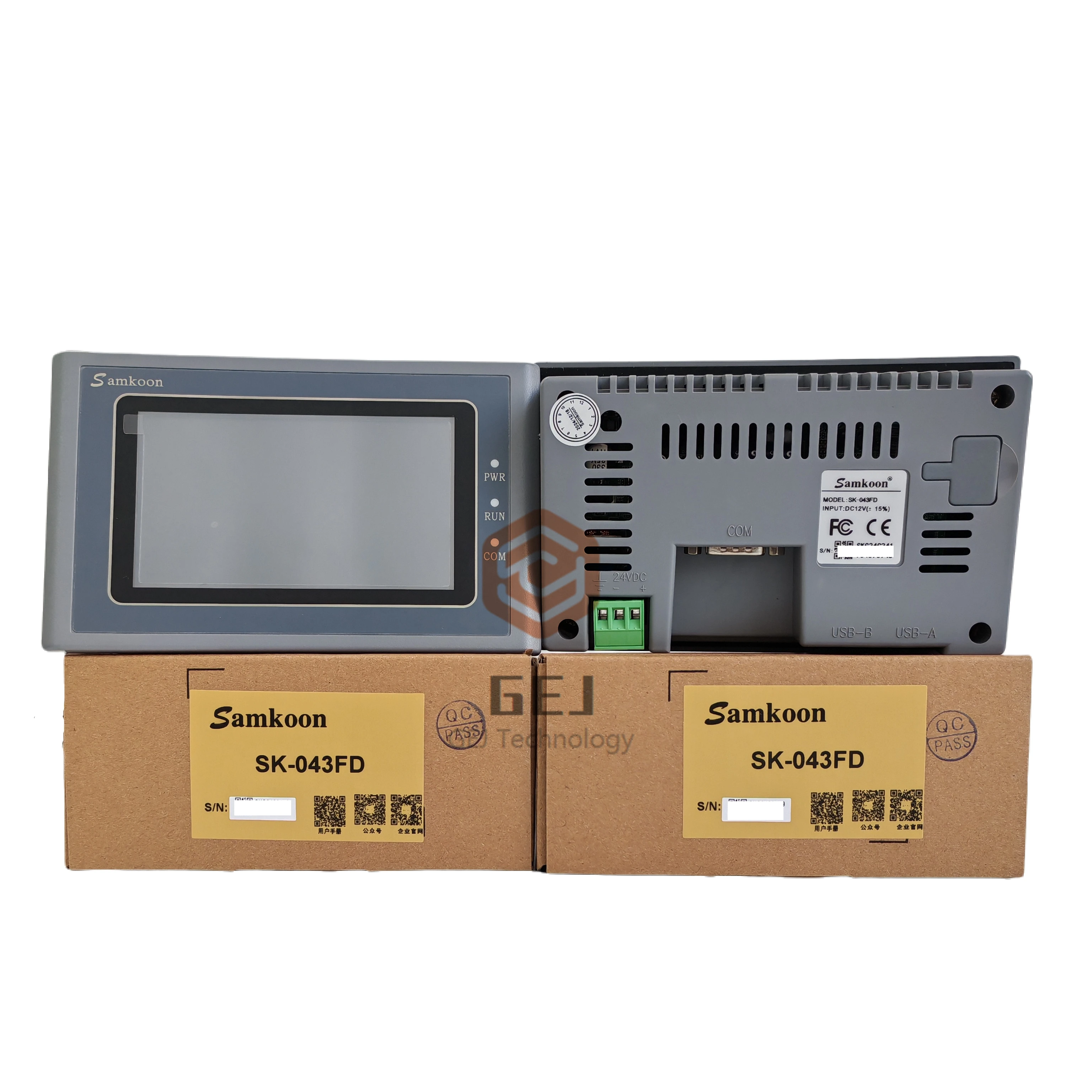 4,3-calowy SK-043FD Samkoon DC 24 V, rozdzielczość 480*272 z ekranem dotykowym Ethernet HMI
