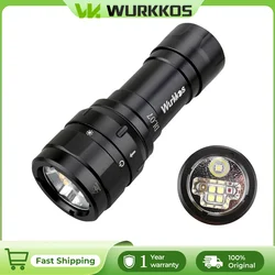Wurkkos DL07 Diving Flashlight 5000K Multi-Color LED Rotary Switch Waterproof 26650 Battery + Single-Slot Charger
