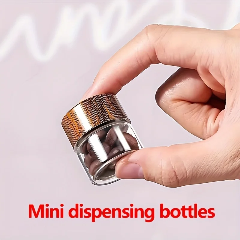 Mini Glass Dispenser Bottle Set 5