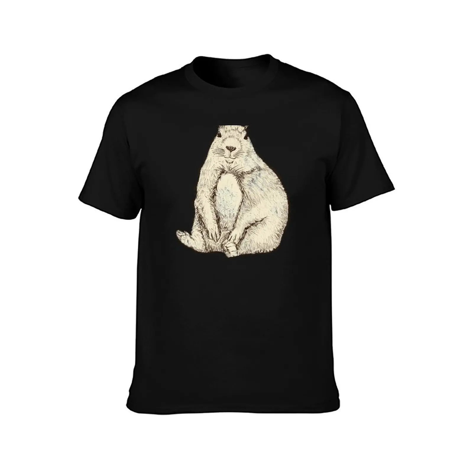 Fat Little Groundhog T-Shirt t shirts cotton 100% T-Shirt