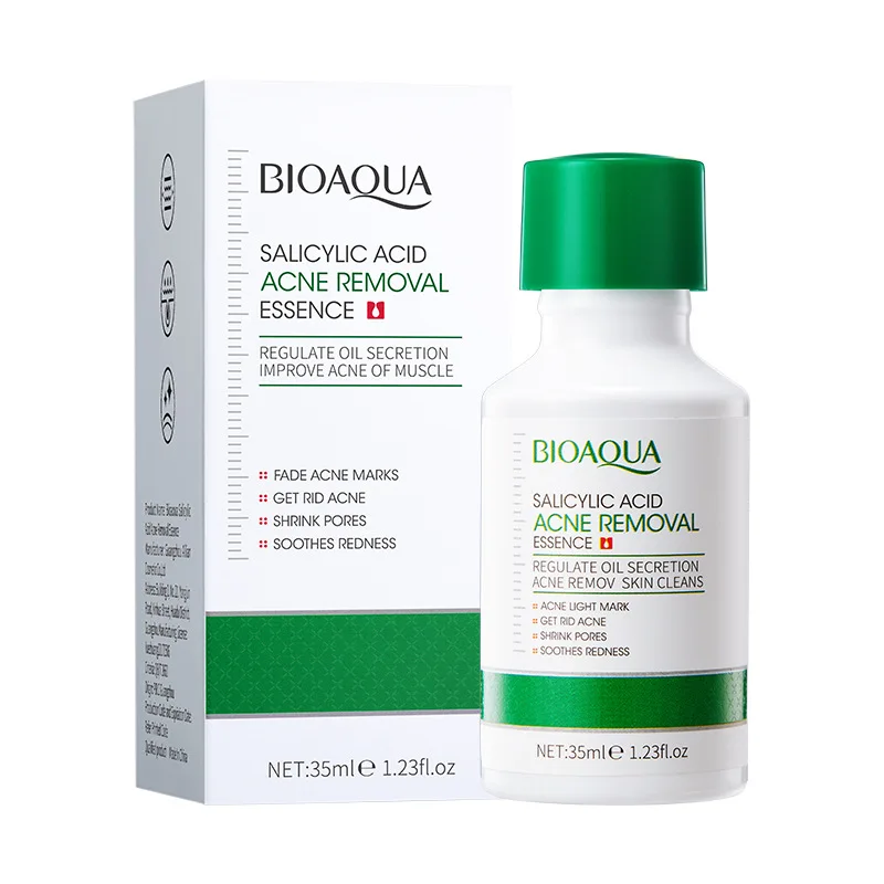 BIOAQUA Salicylic Acid Acne Removing Face Serum Essence Moisturizing Repairing Anti Wrinkle Facial Serum Skin Care