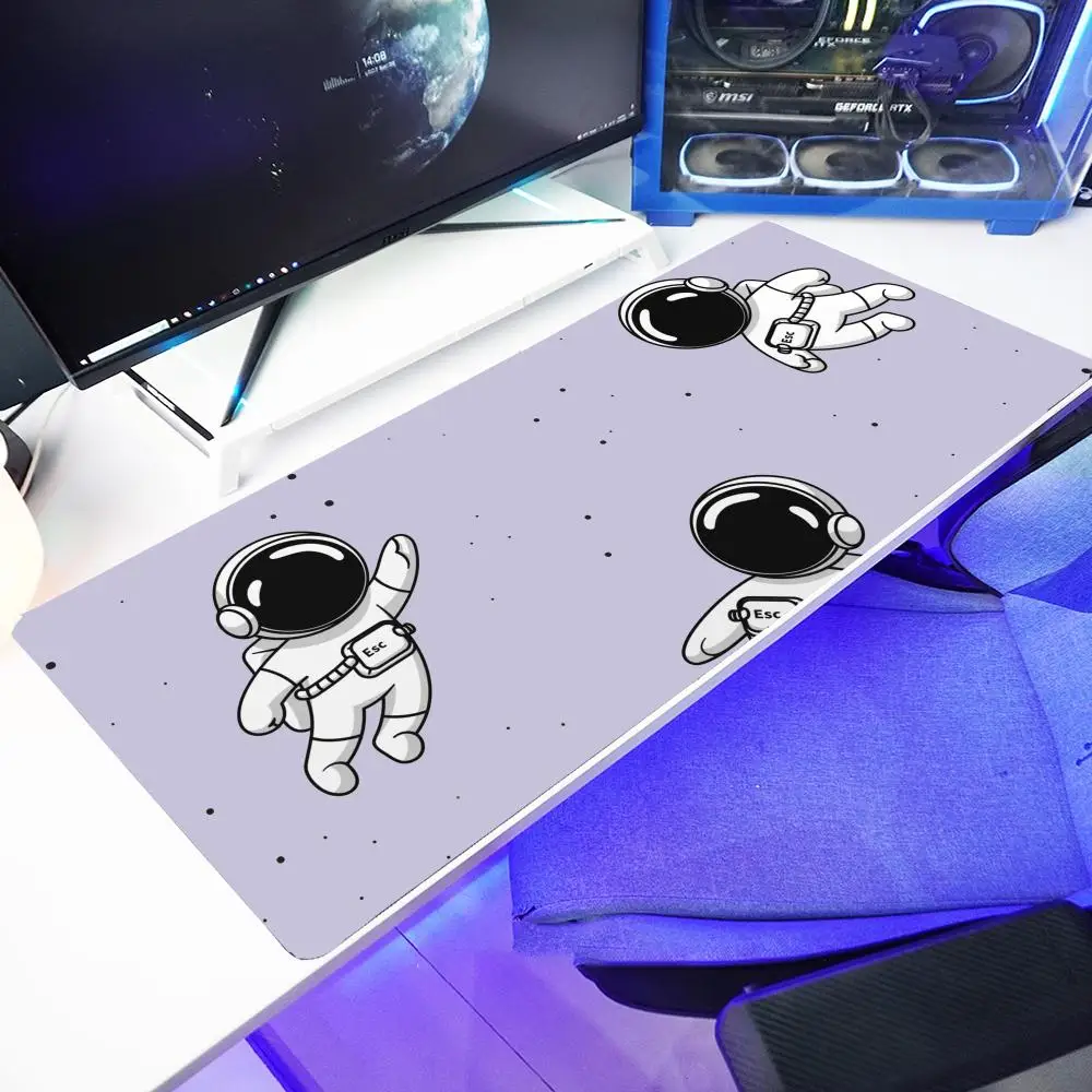 Space pattern Mouse Pad XXL Desktop Keyboard Table Pads Game Anti-slip Desk Mat Computer Accessories Long Mousepad