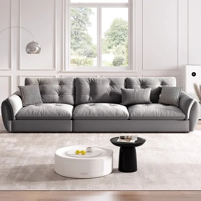 Modern Minimalist Living Room Sofas Low Price Fluffy Recliner Sofas L Shaped Cheap Divano Letto Matrimoniale Furniture Home