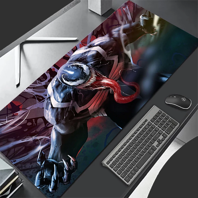 Gamer Desk Mat XXL Mousepads venom Pc gift Mouse Pad Office Desk Pads Large Mousepad Non-slip Mouse Mats For Computer For LOL