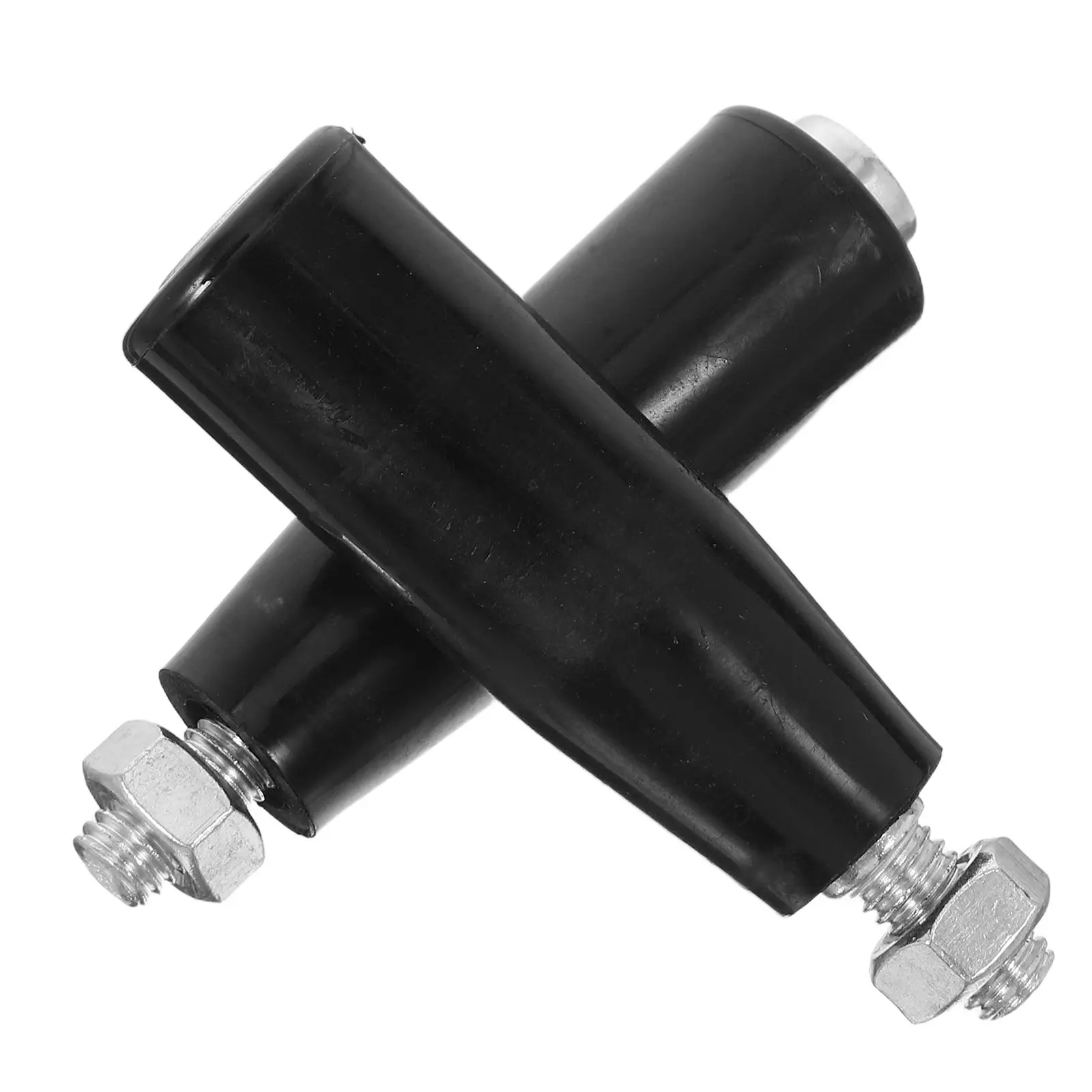 2Pcs M8 Thread Rotating Handwheel Handles Bakelite Metal Crank Grip Machine Industrial Equipment Replacement Revolving Handle