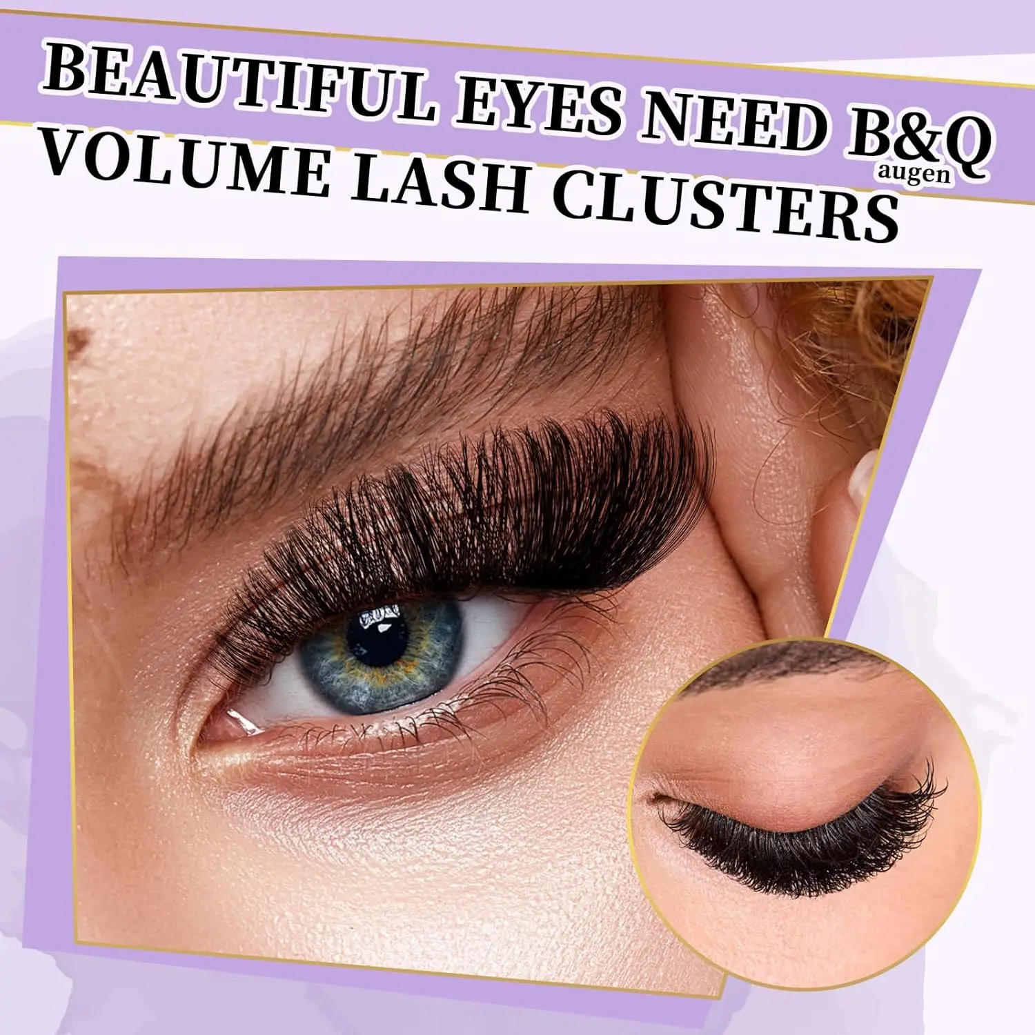 Profissional Individual Clash Lashes, Volume Lashes, DIY Segmento Lashes, suprimentos de alta qualidade