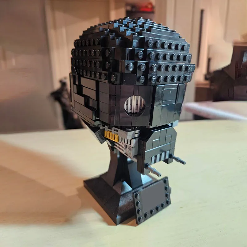 

Moc 635 шт., звездная битва K2SO, шлем дроида, модель строительных блоков, кирпичи, сделай сам, образовательная сборка, игрушки для детей, подарки на день рождения