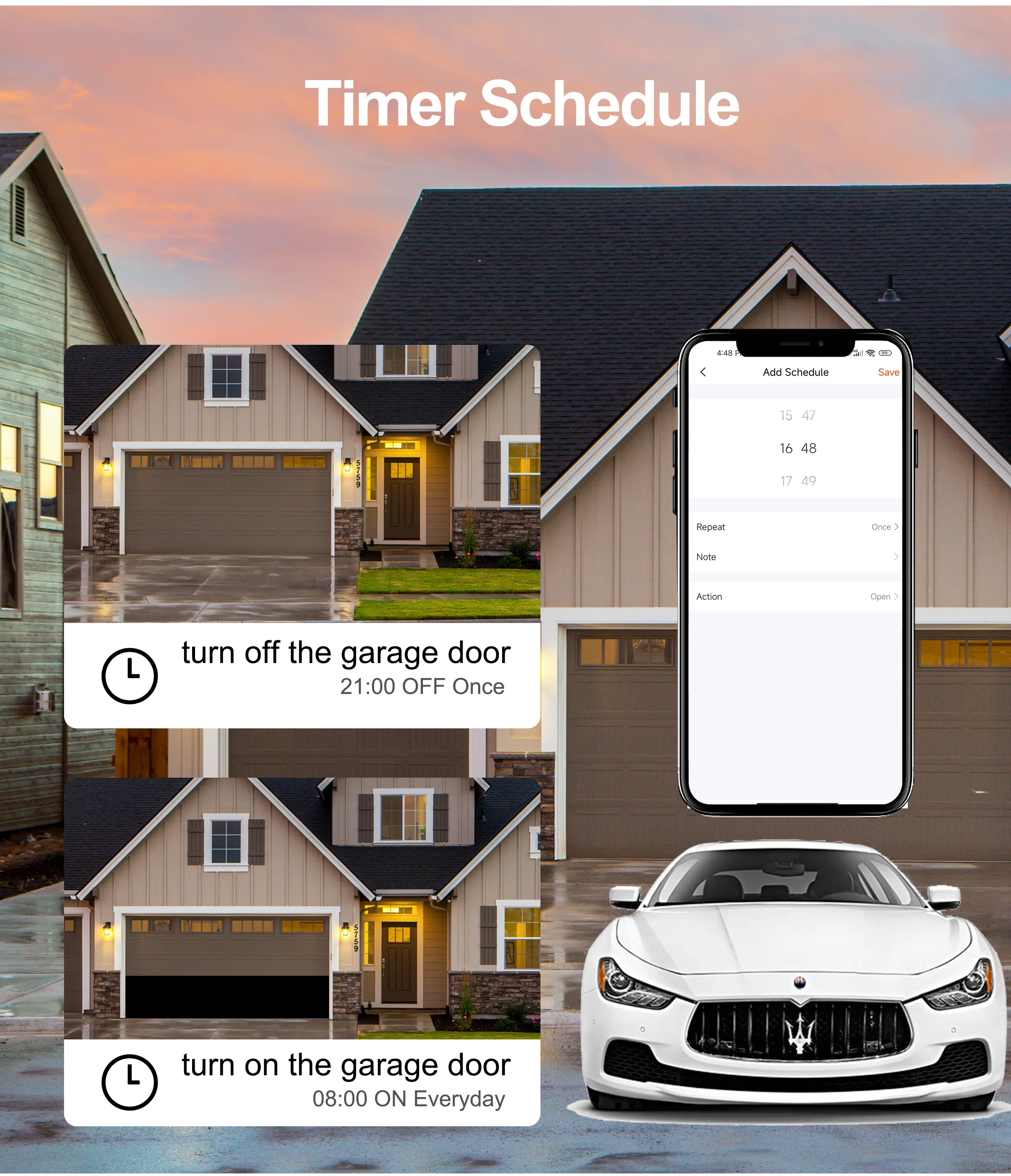 Tuya WiFi/Zigbee Garagentoröffner Smart Life Anwendungsmodul mit Alice Alexa Google Home Assistant – Detail 7