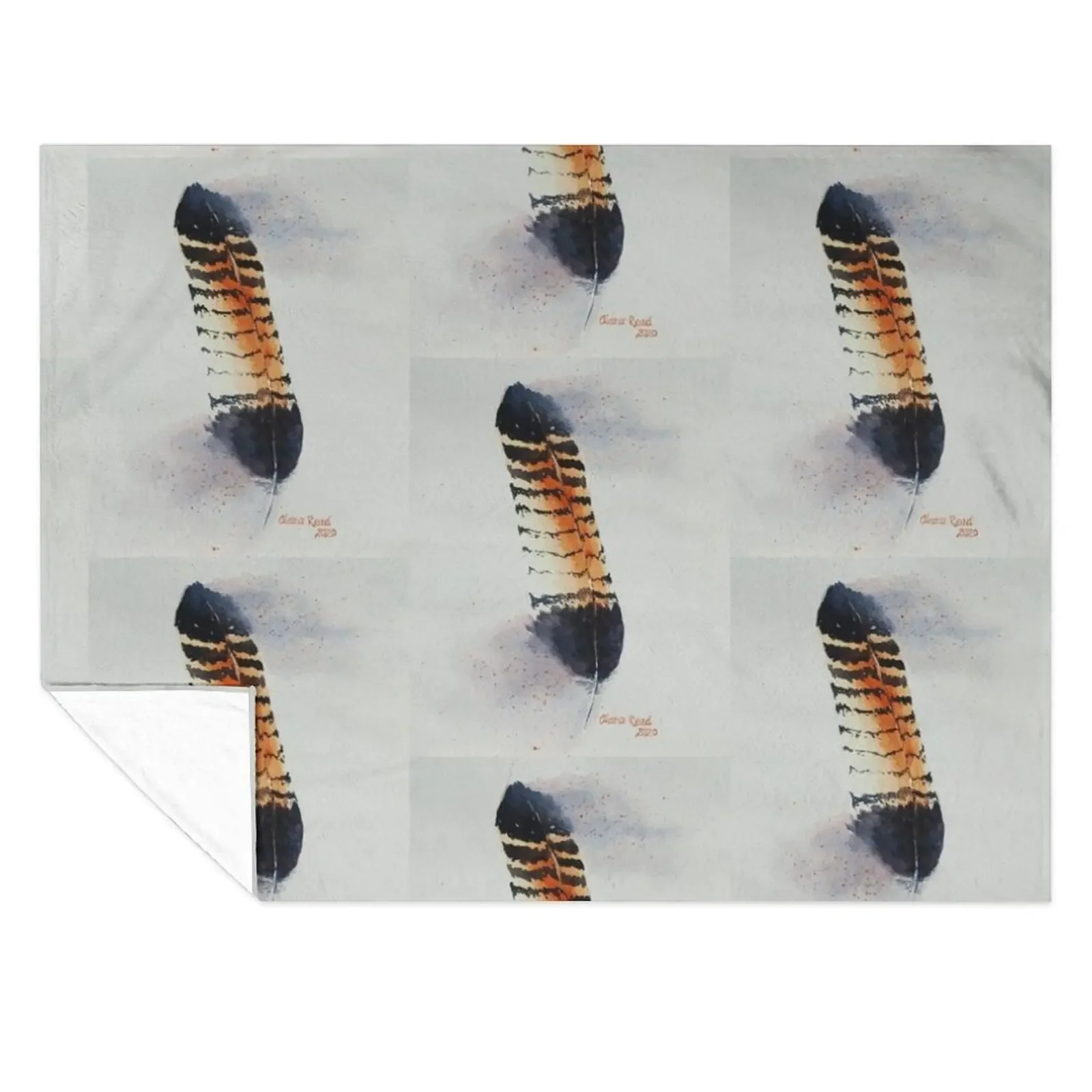 

Black Cockatoo Feather Throw Blanket manga Cute Winter beds Decorative Sofas Blankets