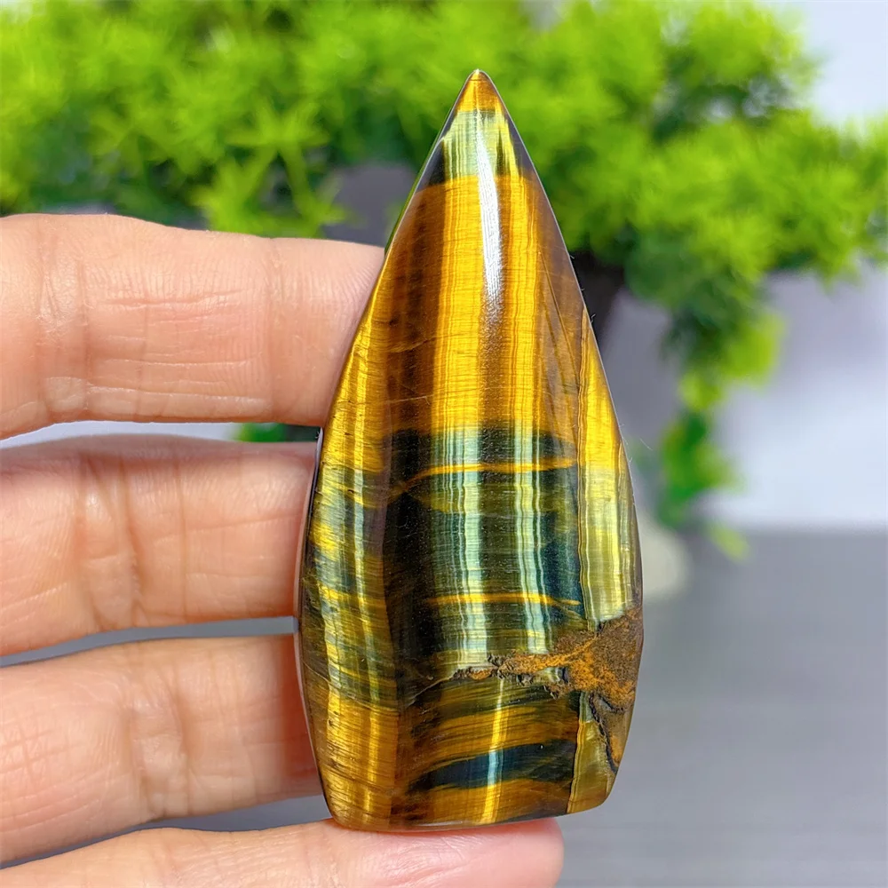 Blue Yellow Tiger Eye Free Form Natural Crystal Home Garden Decoration Room decor Luck Quartz Stone Healing Energy Love Gifts