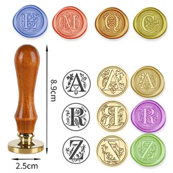Wax Seal Copper Head Curlicue Vintage 26 Letters DIY Scrapbooking Vintage Wax Sealing Stamp Invitation/envelop Gift