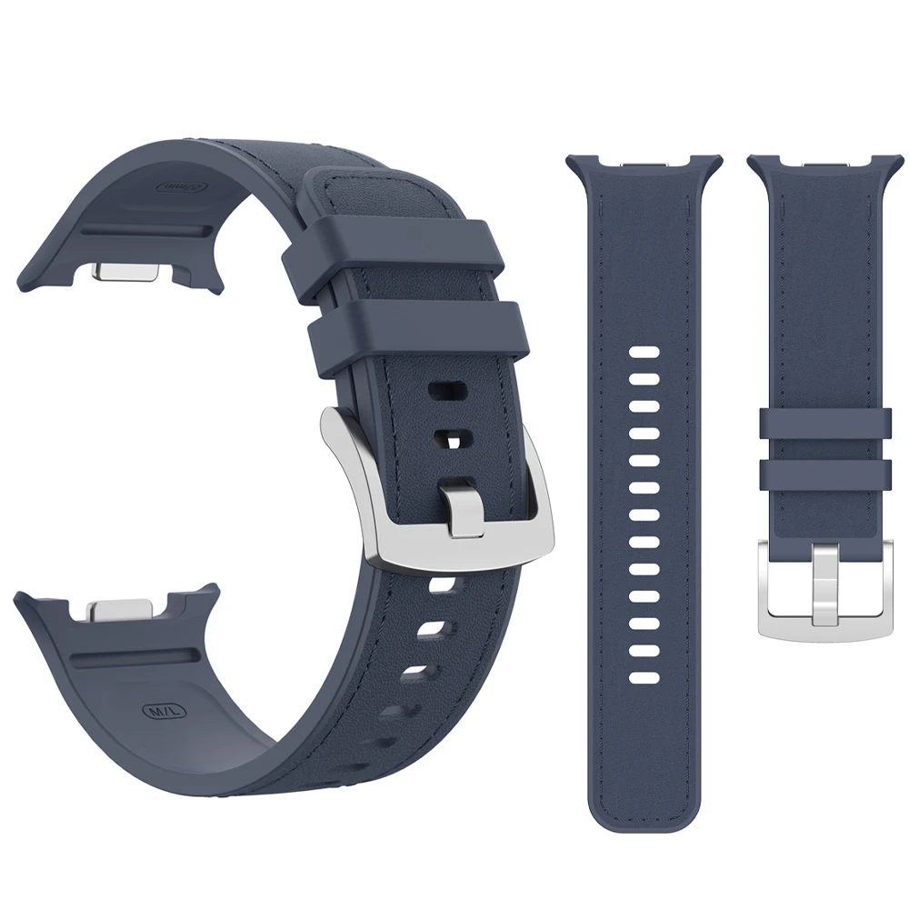 Peakform Armband für Samsung Galaxy 9 8 Classic 46mm 40mm 44mm Zubehör Leder+Silikon Sportarmband Correa Galaxy Watch Armbänder