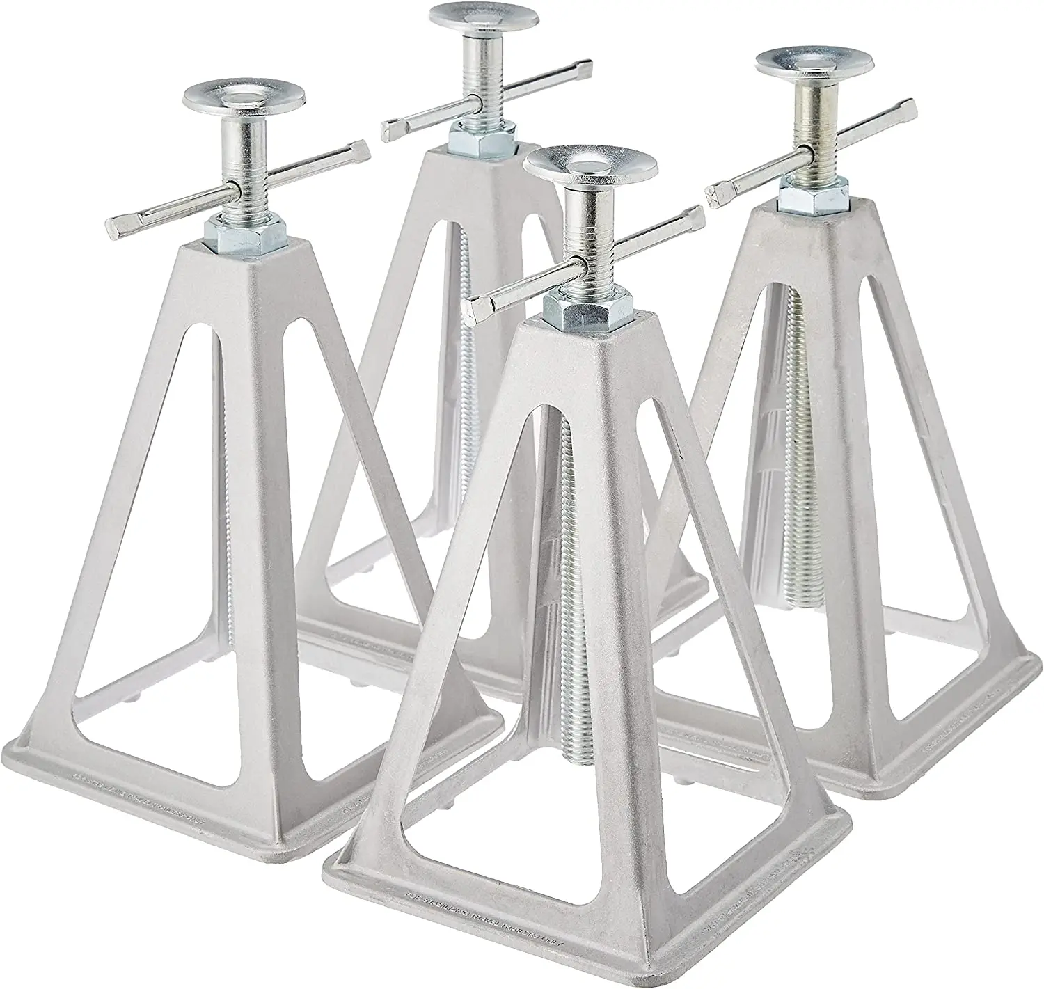 Pack Of 4pcs Aluminium Support Frames Support Stands For Trailers Caravans RV Jack Stand Corner Steady