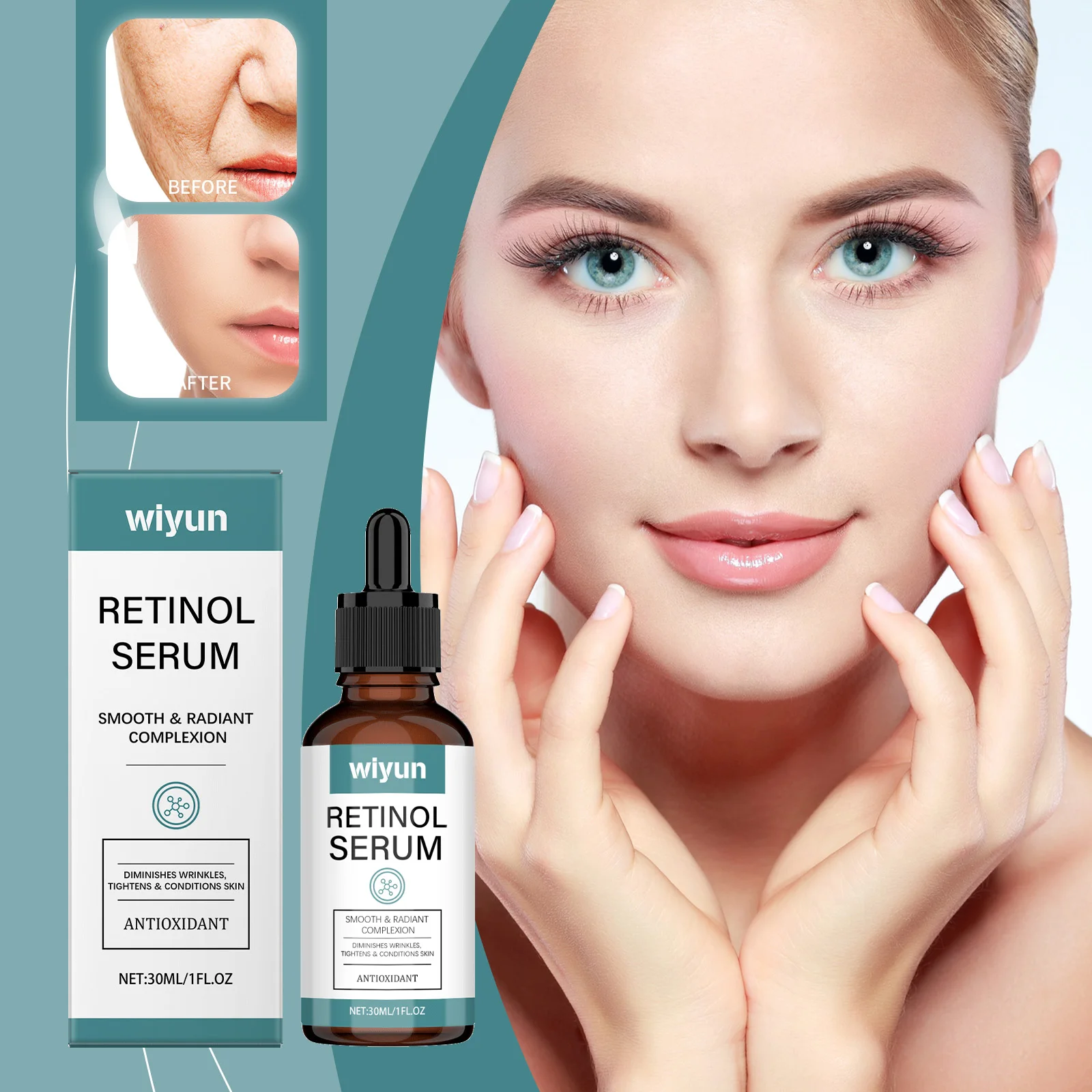 

Эссенция Wiyun Retinol, нежно увлажняющая и увлажняющая кожа, улучшающая сухую кожу, питательная кожа лица