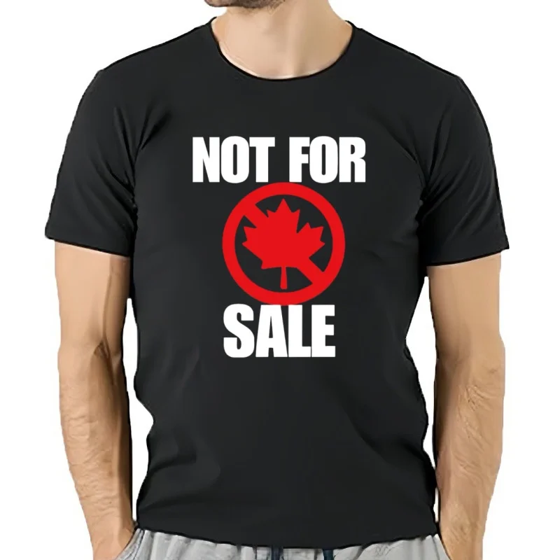 Canadá no está a la venta camiseta 2025 divertido Meme tendencia Humor regalo camisetas 100% algodón suave camisetas U