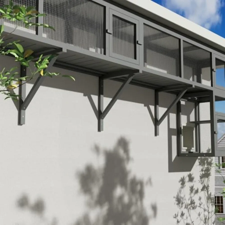 59 Wooden Cat Windo…