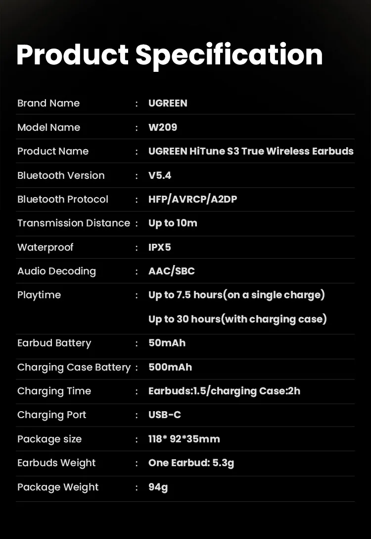 TWS Open Ear Clip Wireless Earbuds Bluetooth Sports Earphones Headphones in Mic with Earhooks & Ear Hook Headset